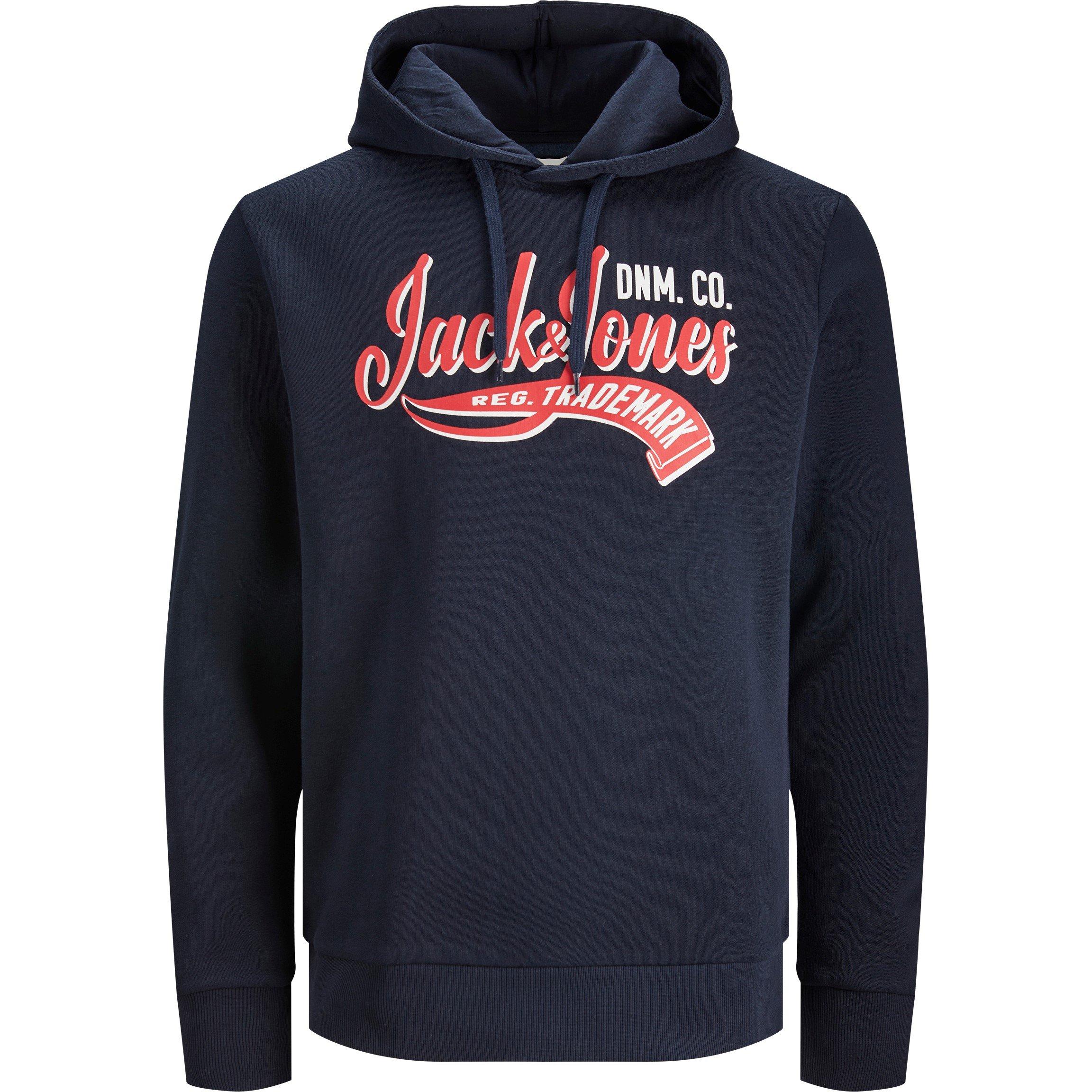 Jack and Jones Logo Hoodie