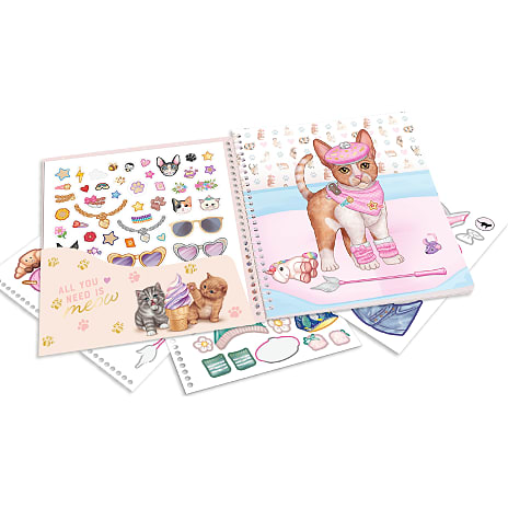 TOPModelDress Me Up Stickerbog KITTY