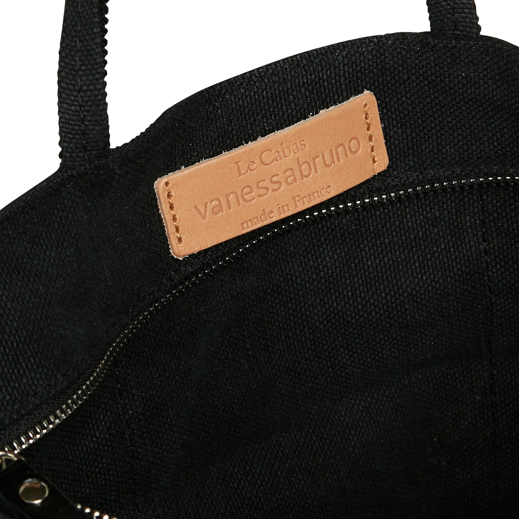 Sac cabas S à sequins en lin| Noir