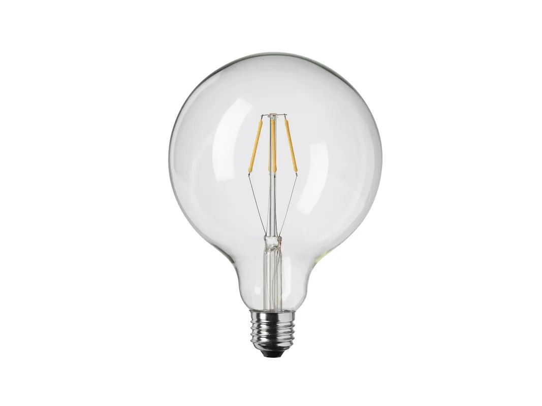 DEKOPÆRE LED 4W GLOBE BASIC Ø125 KLART GLAS