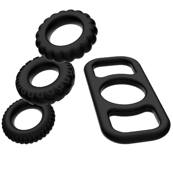 Addicted Toys - Cock Ring Sett 4 stk