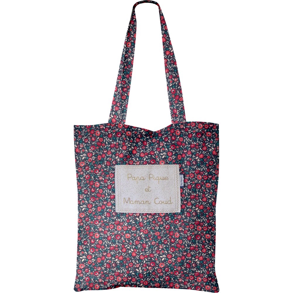 Sac Tote Bag Camelias Rubis