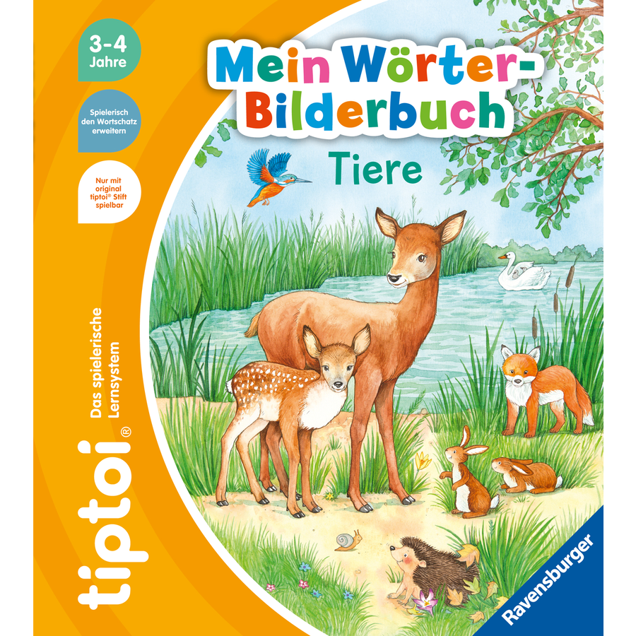 Ravensburger tiptoi® Mein Wörter-Bilderbuch Tiere