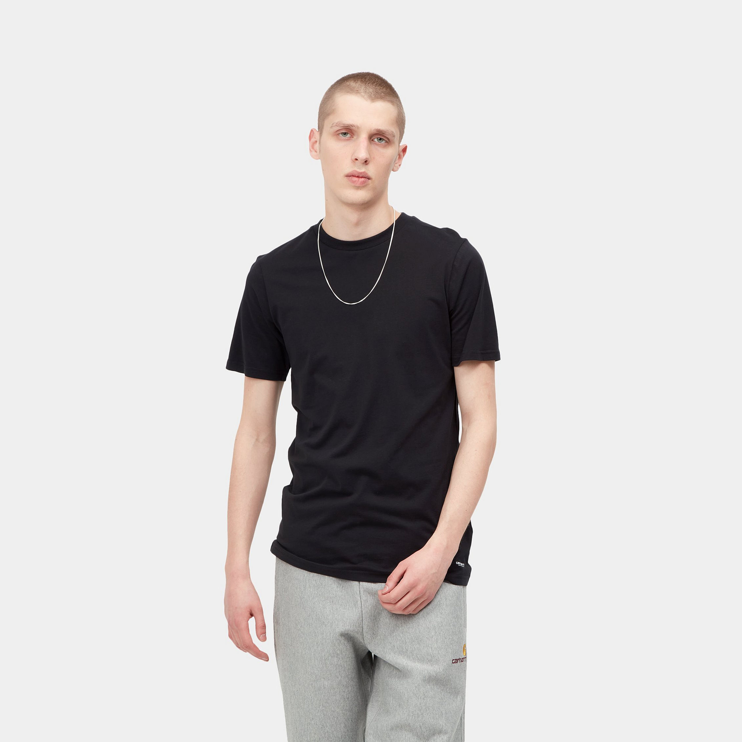 Carhartt WIP Standard Crew Neck T-Shirt 2Pack Black / Black