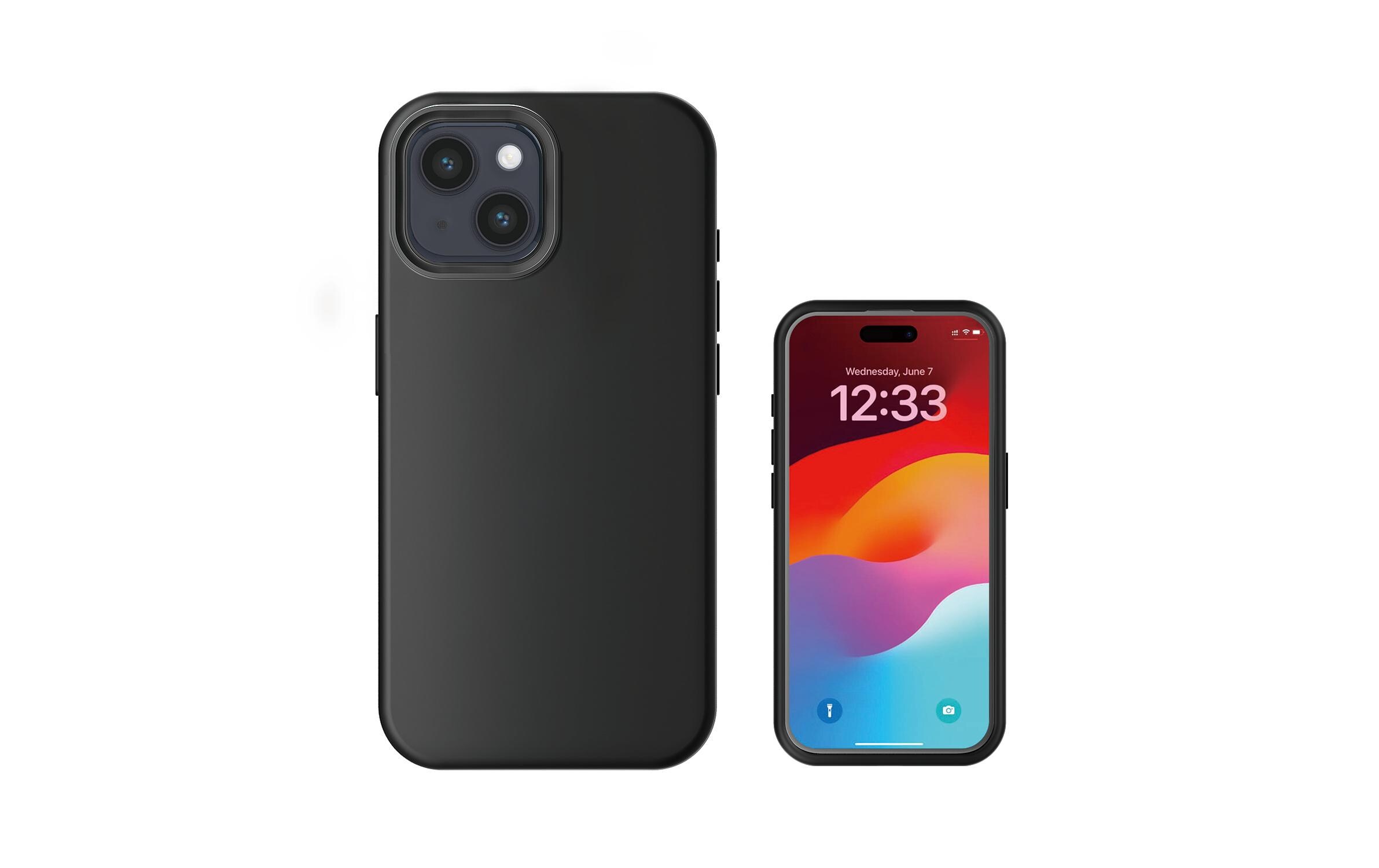Back Cover Silicone Cupertino UltiMag iPhone 15Schutzhülle mit integrierten Magneten für das Apple iPhone 15