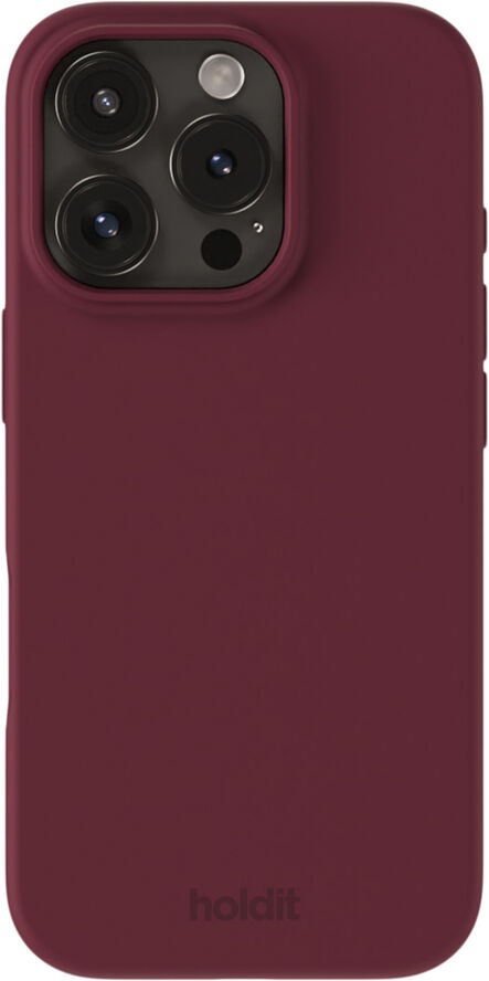 HoldIt Silicone Case iPhone 16 Pro Rød