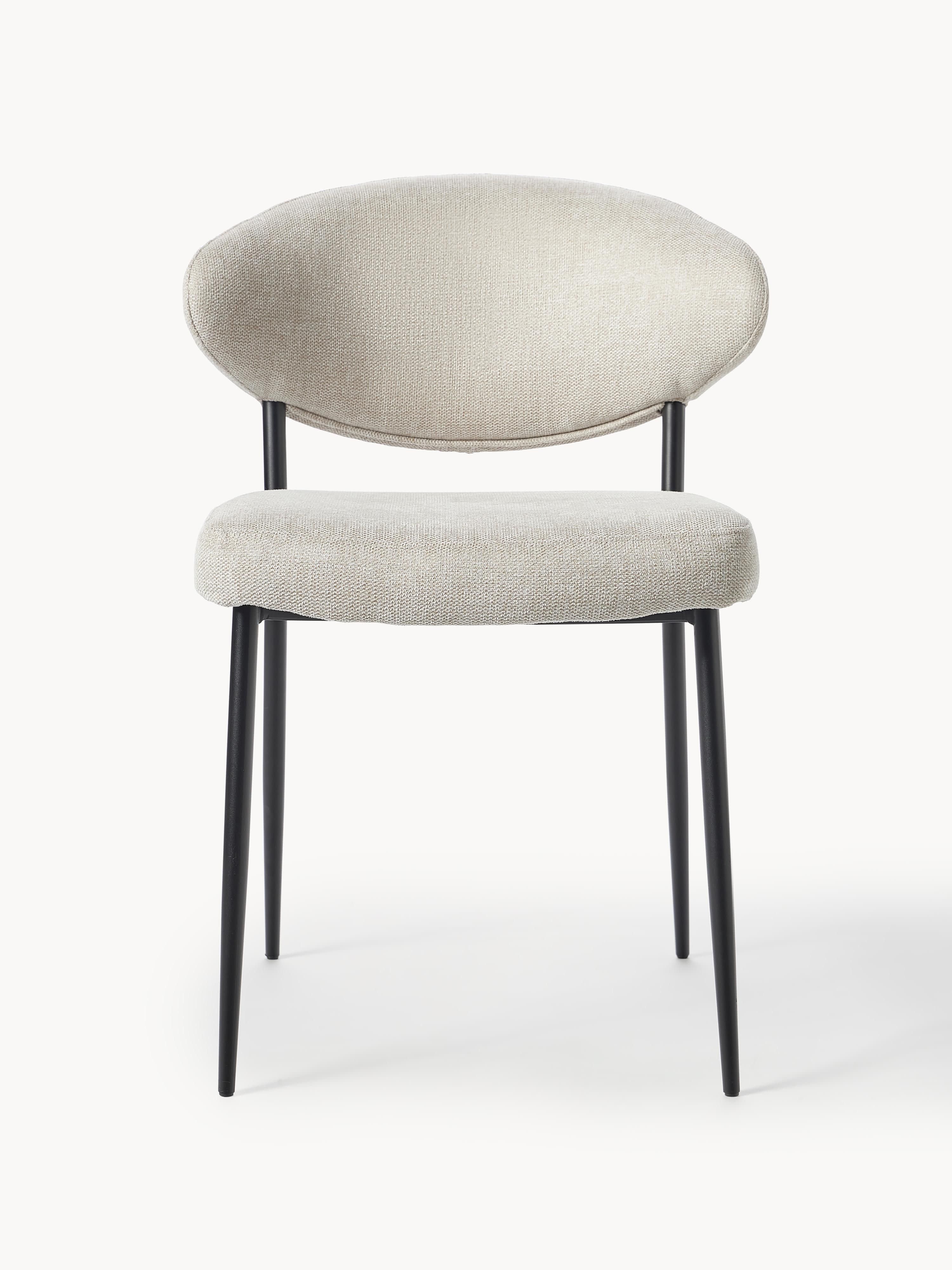 Gestoffeerde stoelen Adele, 2 stuks