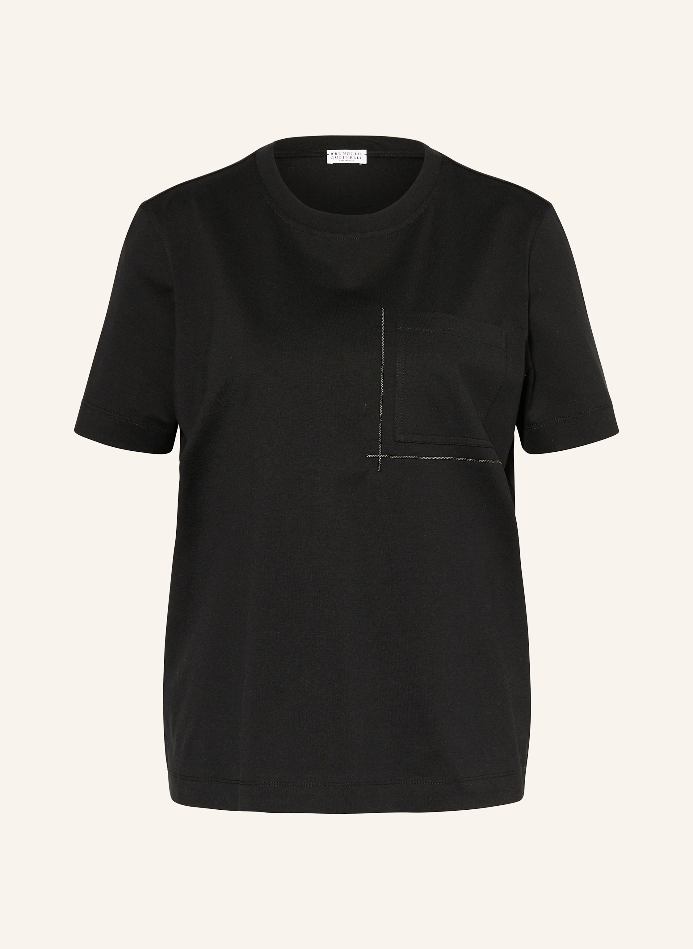 BRUNELLO CUCINELLI T-Shirt mit Schmucksteinen