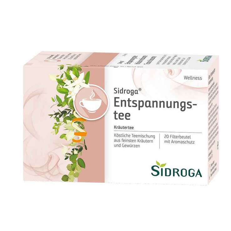 Sidroga Wellness Entspannungstee Filterbeutel, 20X1.75 g