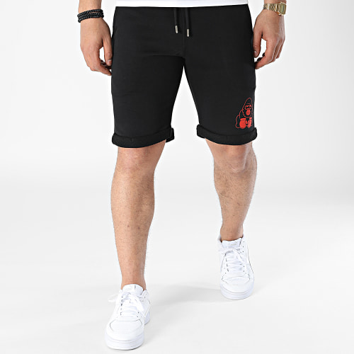 Short Jogging Gorille Noir Rouge