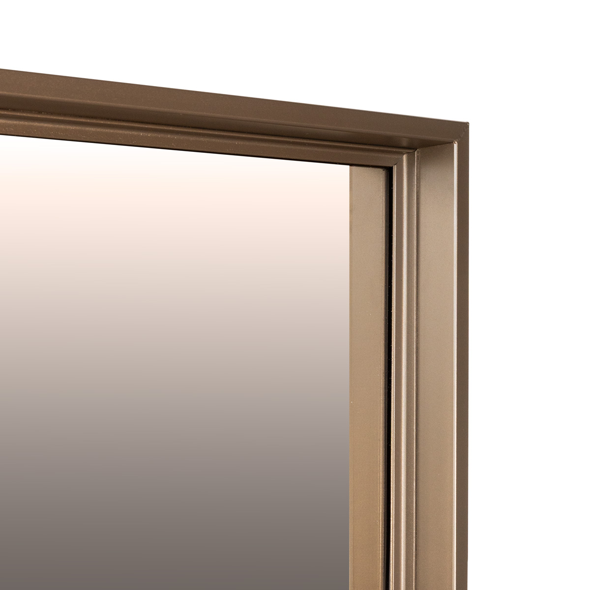 Spiegel New York bruin frame brons glas 80x220 cm