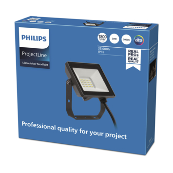 Philips LED straler 20W 3000K