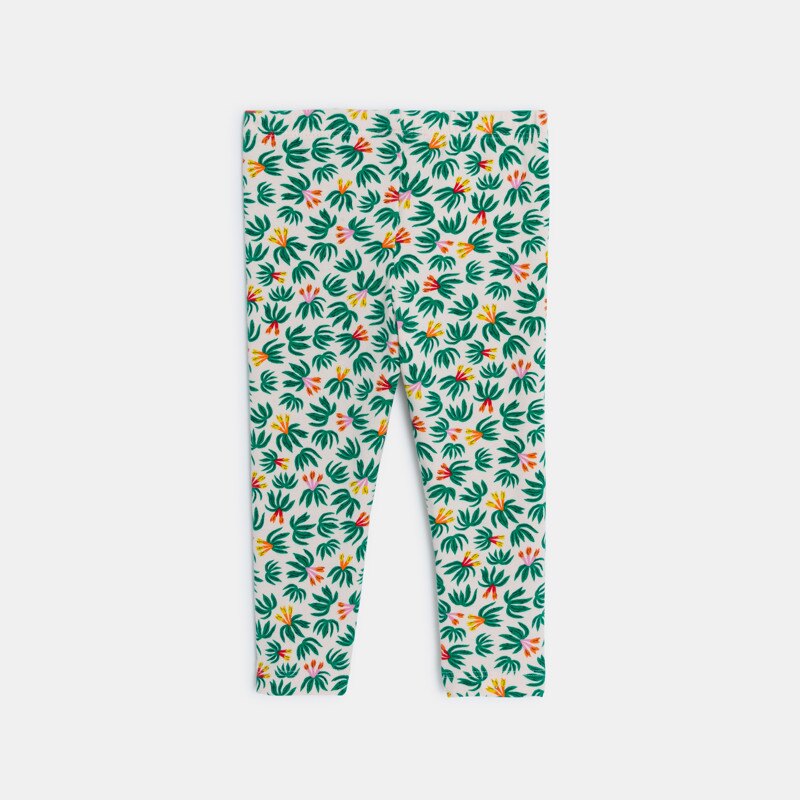 Legging bébé fille à motifs tropicaux rose Catimini Rose