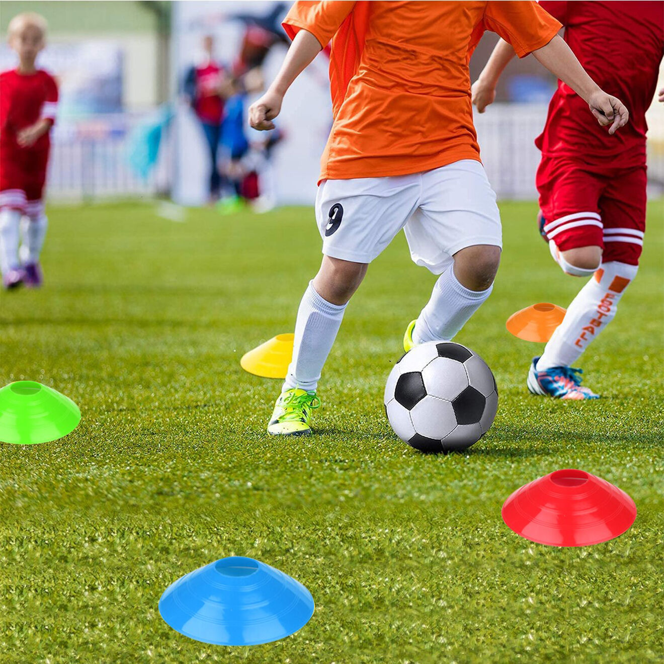 Onamaste Plots de sport multicolore