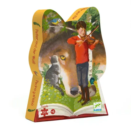 Djeco Puzzle: Peter und der Wolf, 50 Teile