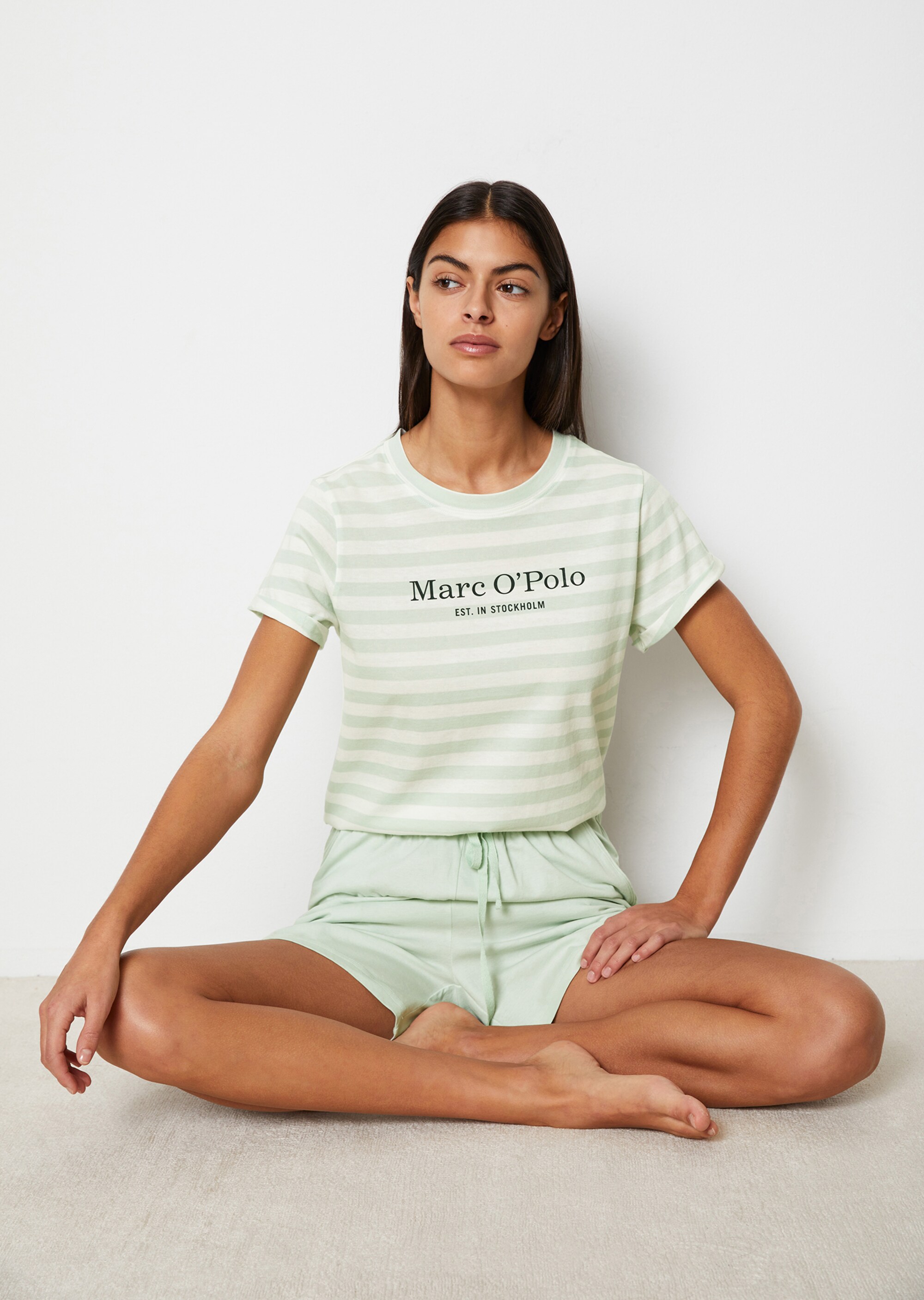 Lounge-Pyjama-Set aus softem Bio-Baumwoll-Jersey