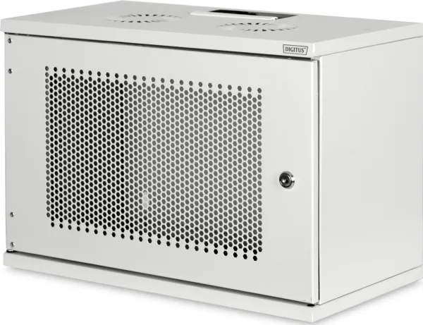 DIGITUS Professional Soho Series DN-19-07U-S-PD - Kabinet - vægmonterbar - grå, RAL 7035 - 7U - 19