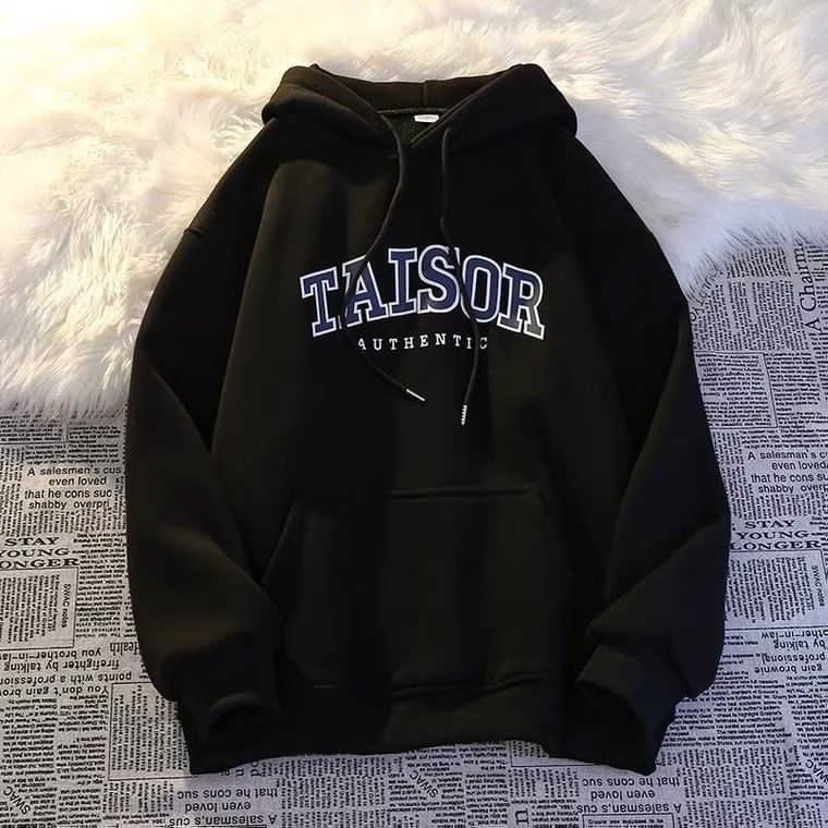 Lingaris - Lettering Loose Fit Hoodie