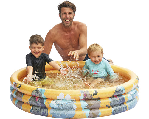 Kinderzwembad Happy People 3-ringszwembad Jurassic World 122x23 cm