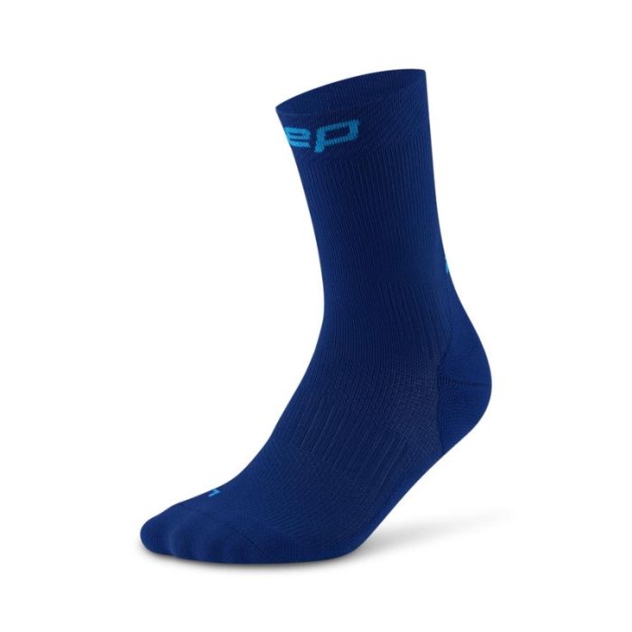 CEP Dame Strømper Core Run Socks Mid-Cut 5.0 Blå
