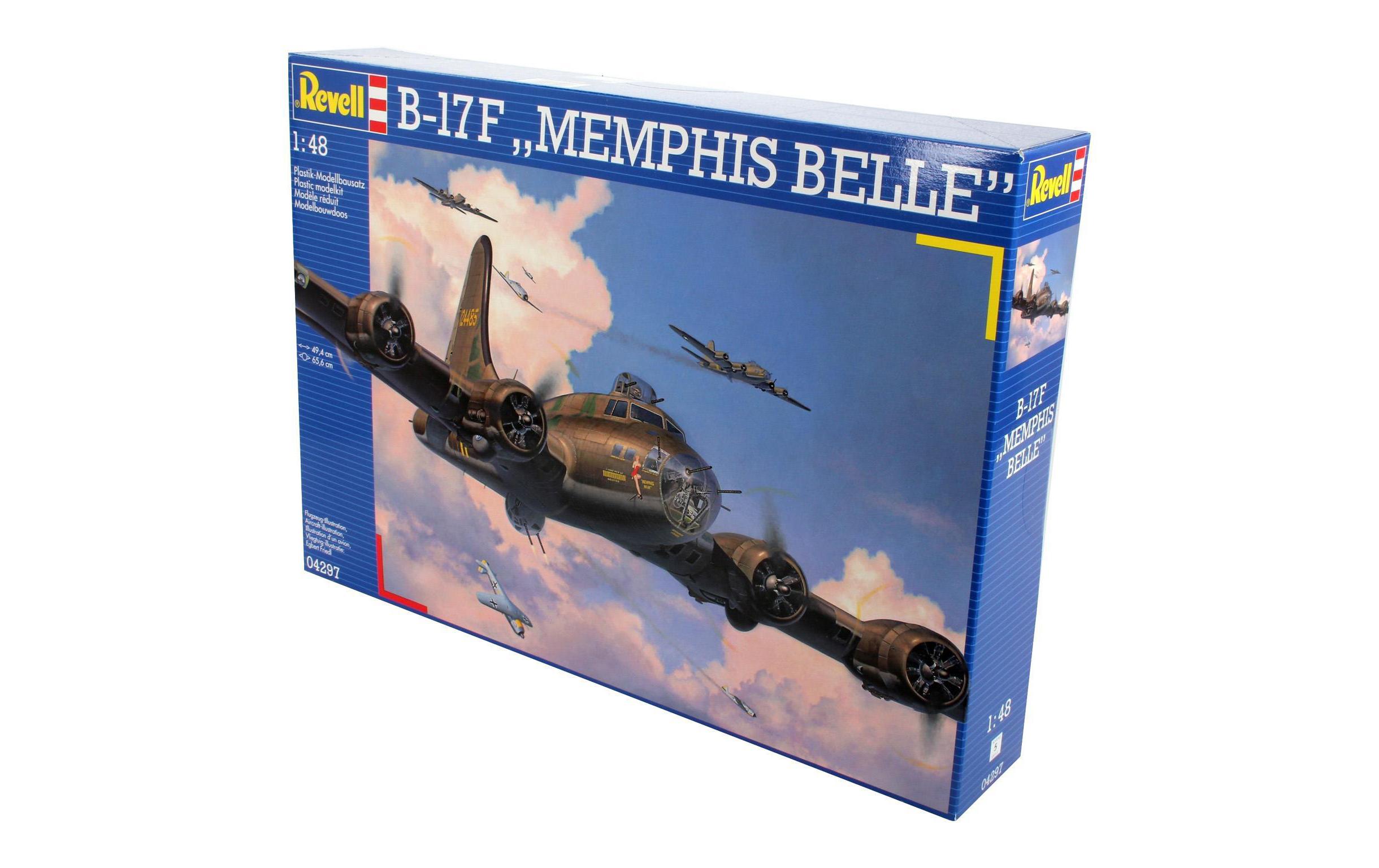 Bausatz Boeing B-17F Memphis Belle 1:48Kunststoff Modellbausatz