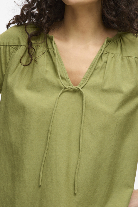 Vila groene dames blouse