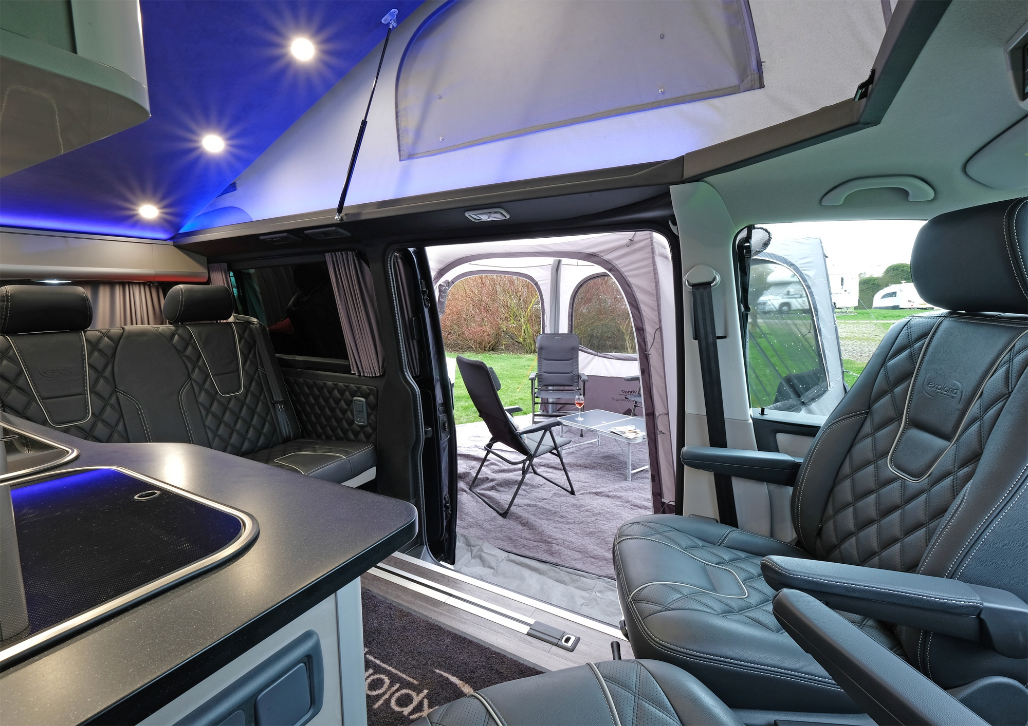 Vango Airhub Hexaway II Low aufblasbares Busvorzelt