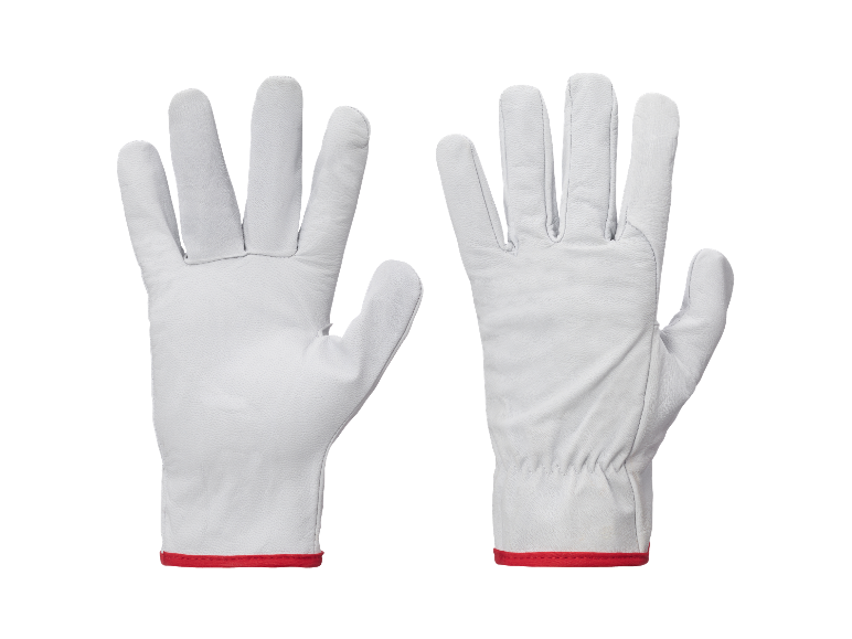 Leren tuinhandschoenen