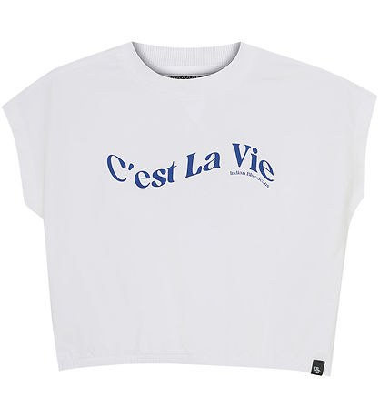 Indian Blue Jeans T-Shirt - weit geschnitten - Bright White m. P