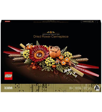 LEGO? Icons - Dekoration Med T?rrede Blomster - 10314 - 812 Dele