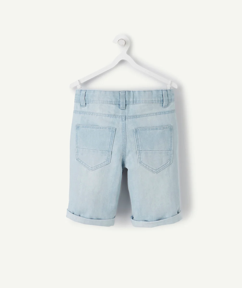 LE BERMUDA DROIT EN JEAN LESS WATER
