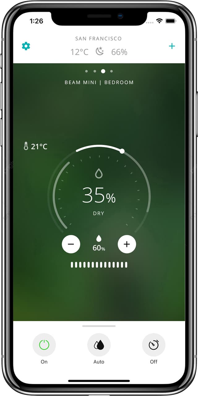 Duux Beam Mini Smart 2 luftfugter DXHU12
