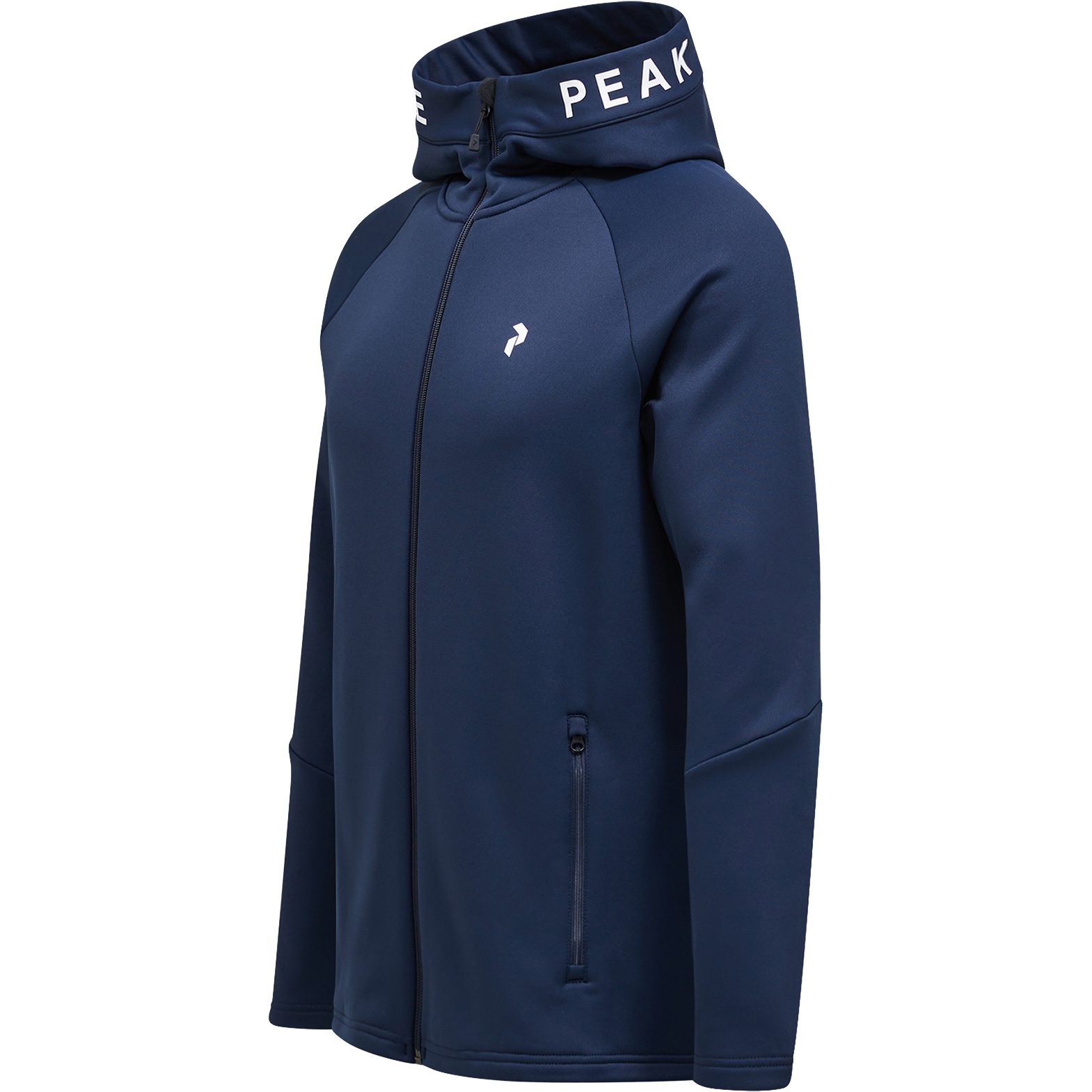 Peak Performance Rider Zip Hood Midlayer-Jacke Herren blue shadow