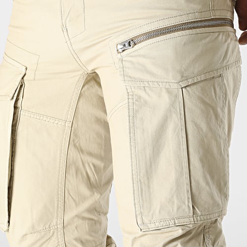 Pantalon Cargo Regular Fit Rovic Zip 3D D02190-D388 Beige