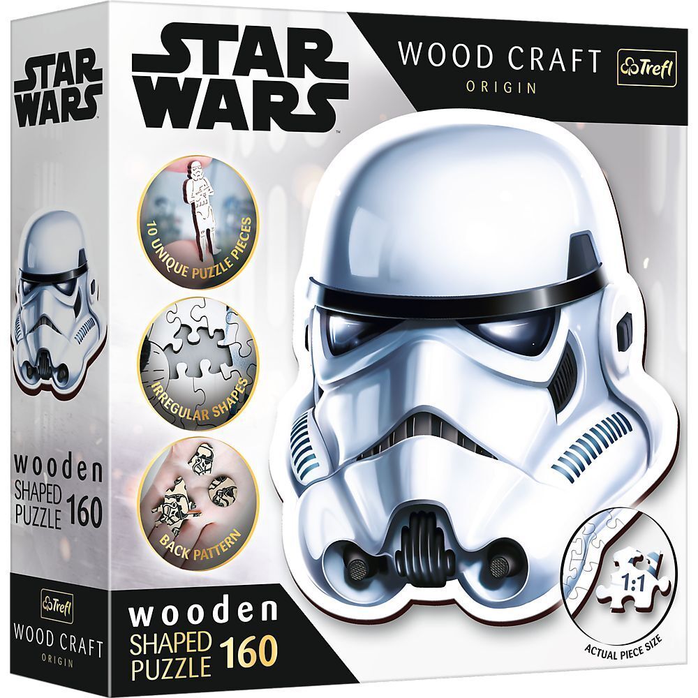 Holz Puzzle 160  Star Wars - Stormtrooper Helm