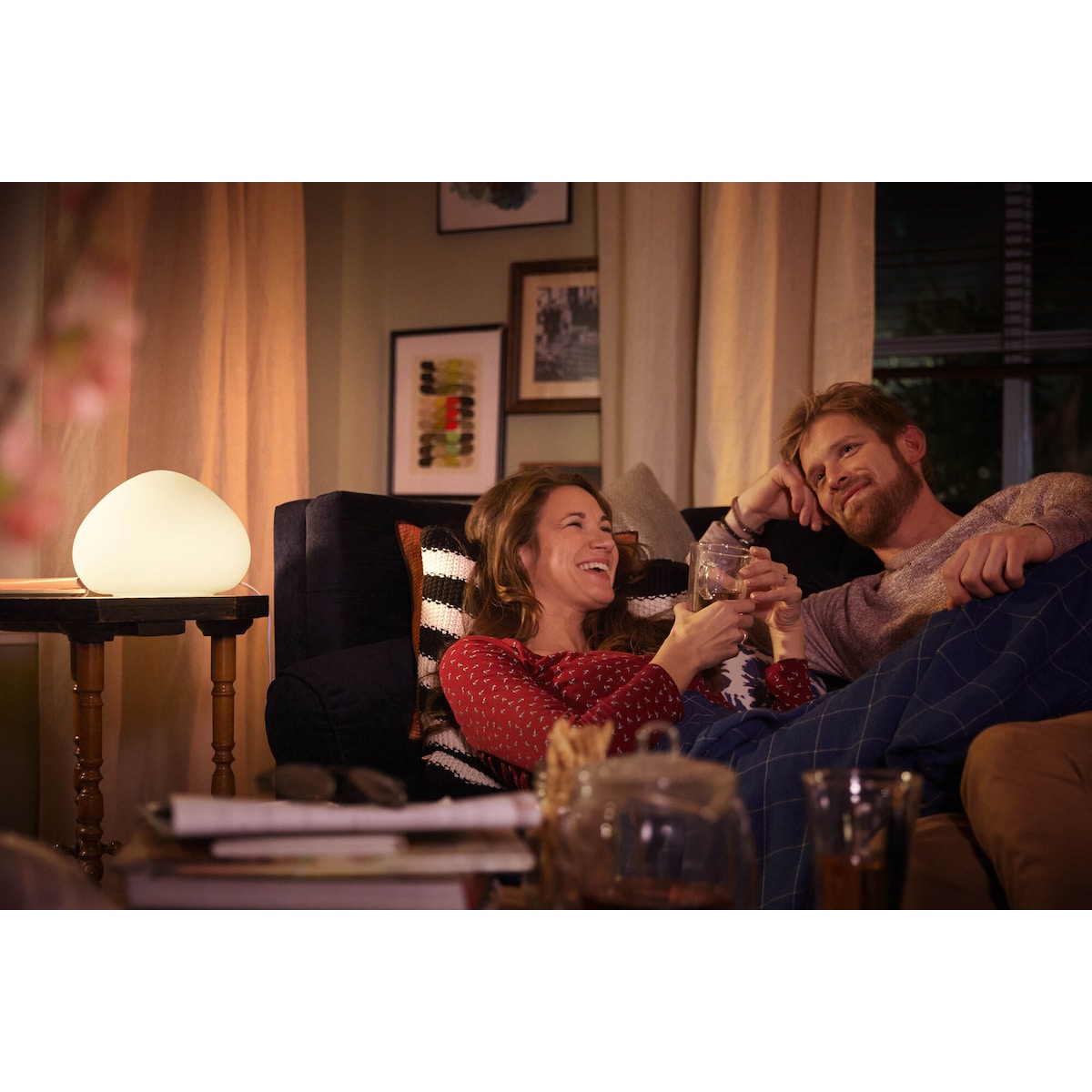 Philips Hue Wellner bordlampe (hvit)