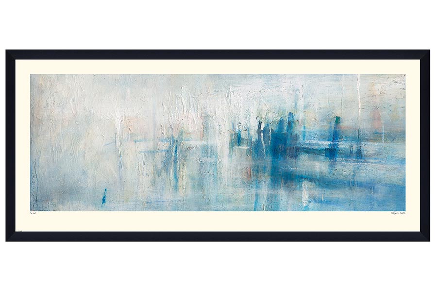 Fyrlyset bilde 140x60 cm. Innrammet med plexiglass.