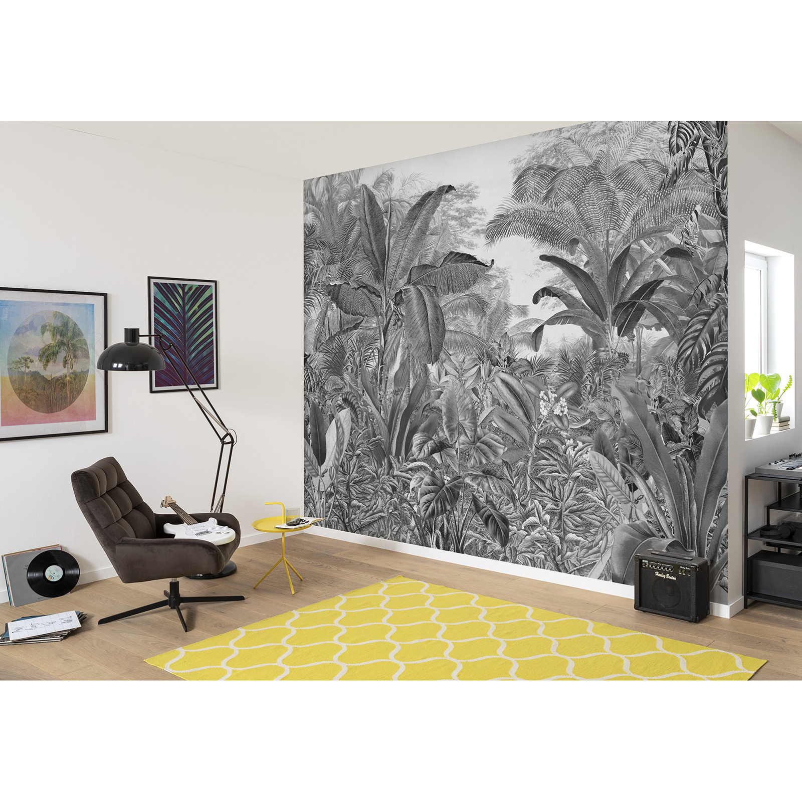 Vlies-Fototapete RORAIMA - schwarz-weiß - 350x280 cm