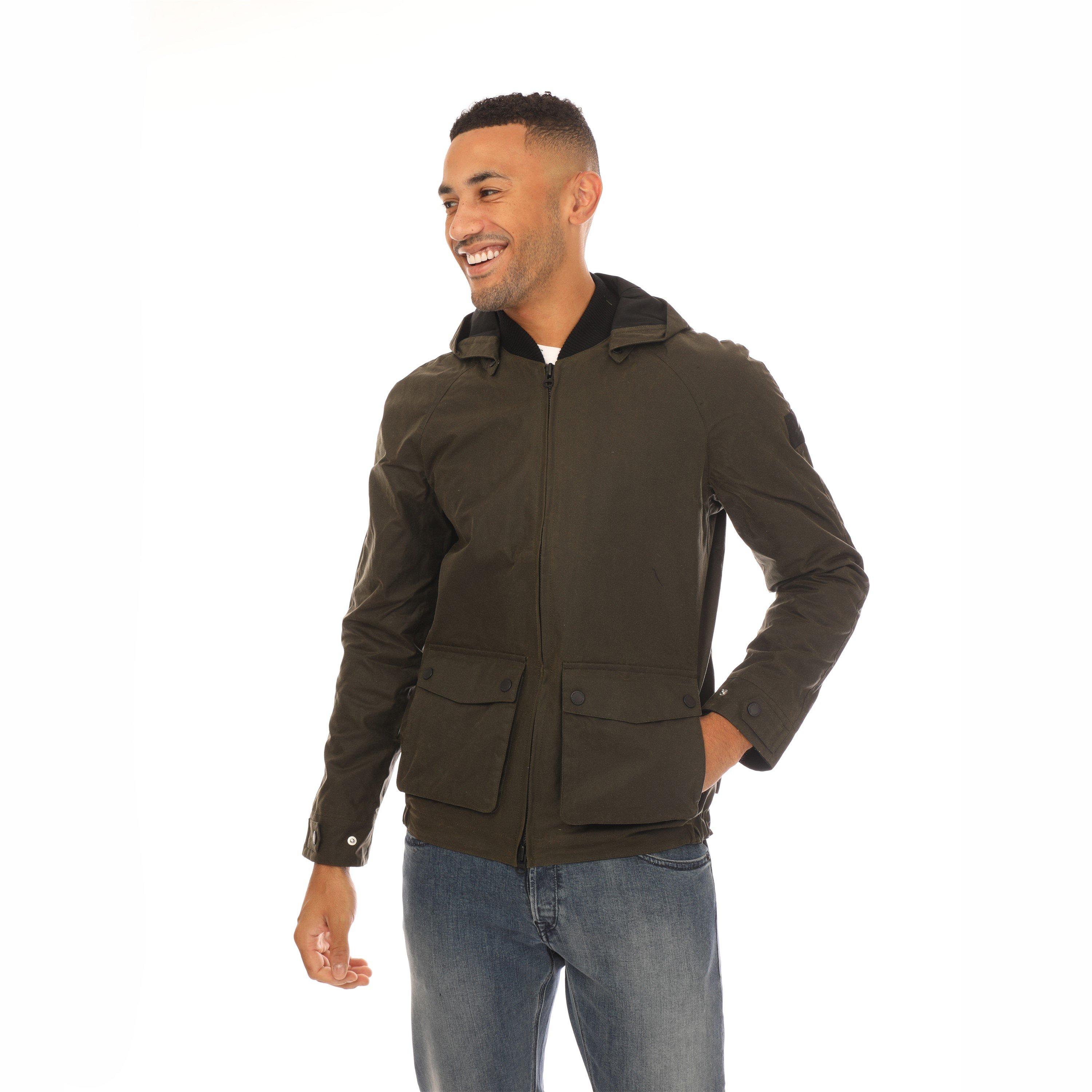 Lyle and Scott Wax Bomber Jacket