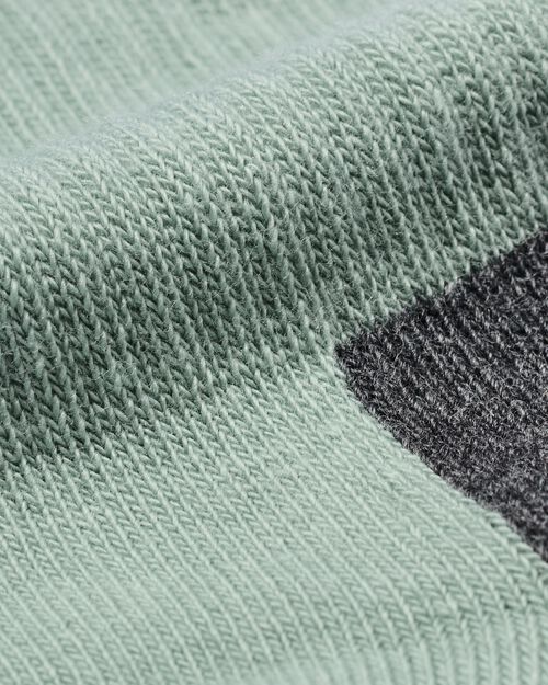 chaussettes en coton blocs de couleur - 5 paires bleu foncé