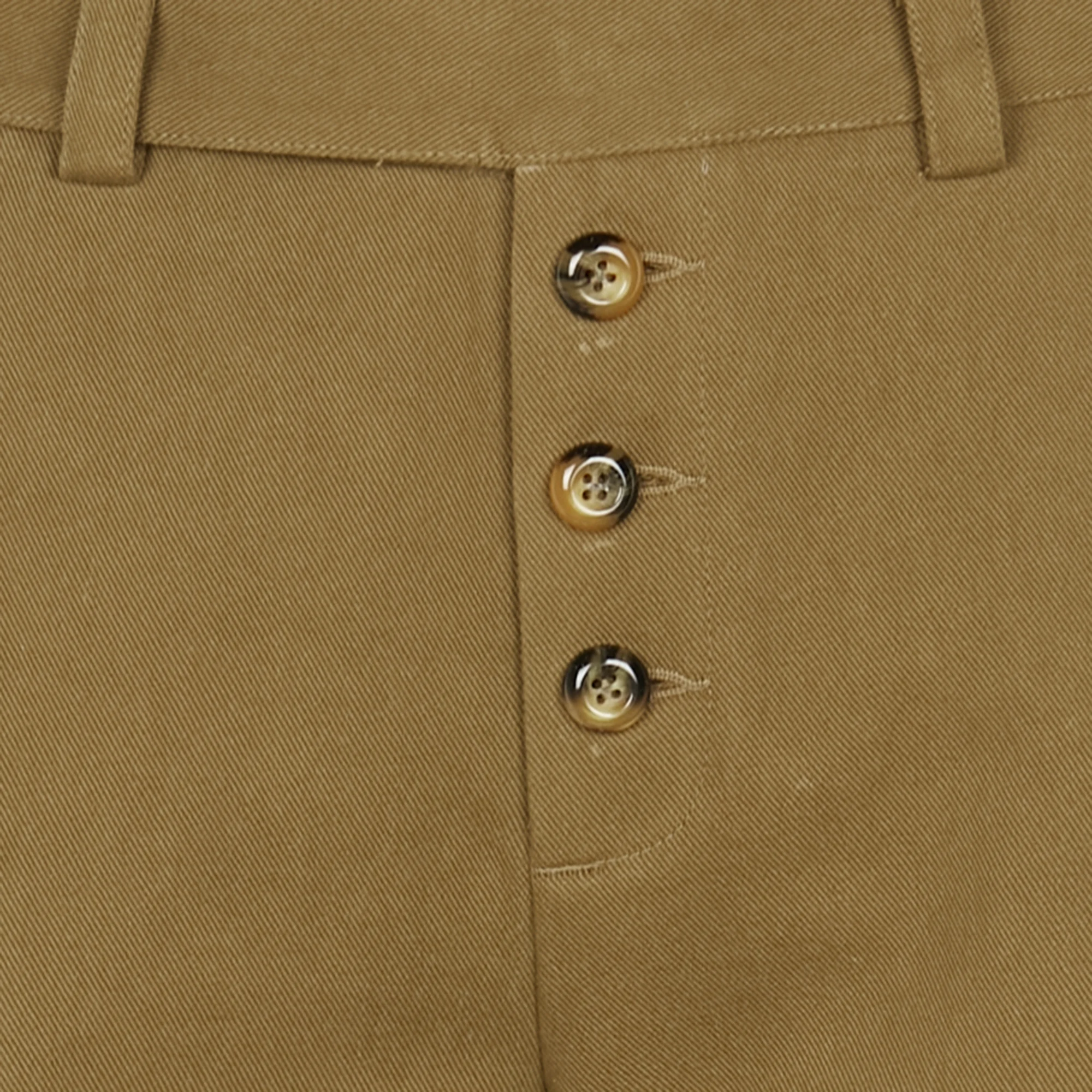IVES - Pantalon droit en coton | Kaki