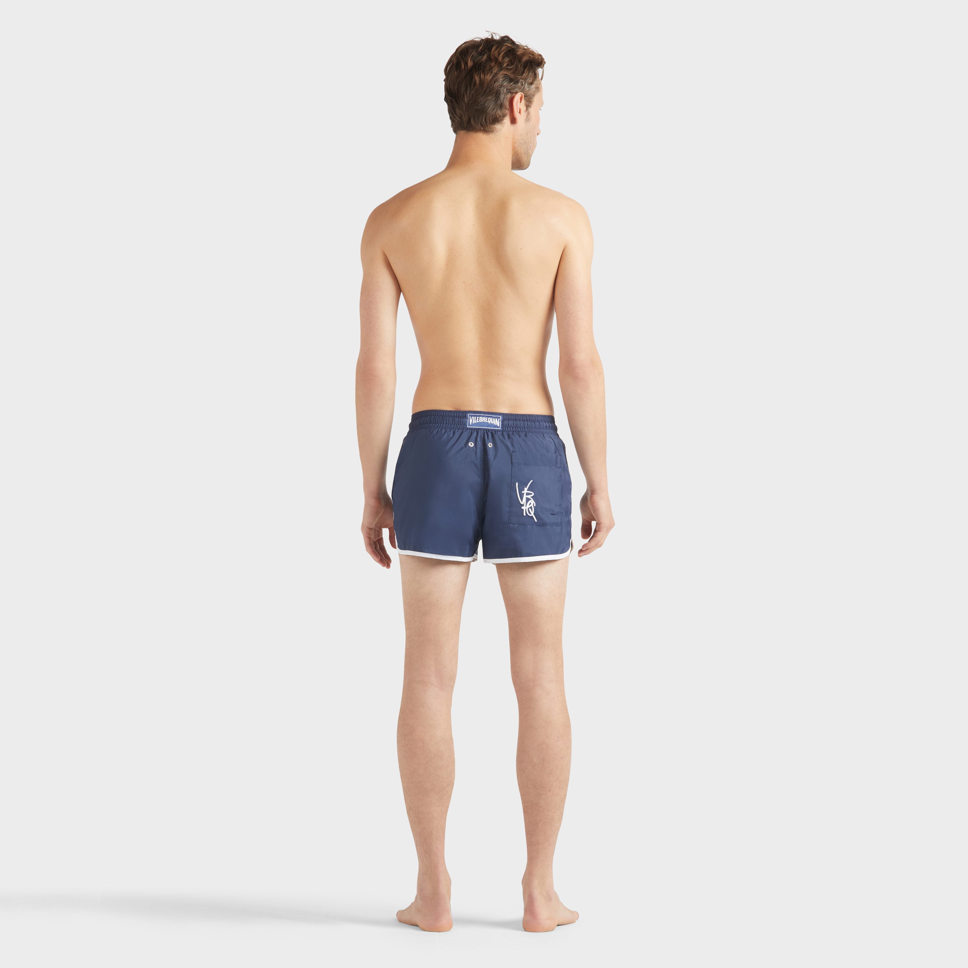Maillot de bain homme ultra-léger et pliable uni