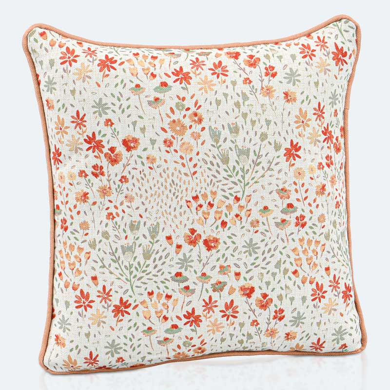Coussin décoratif imprimé 'Anthea' jaune