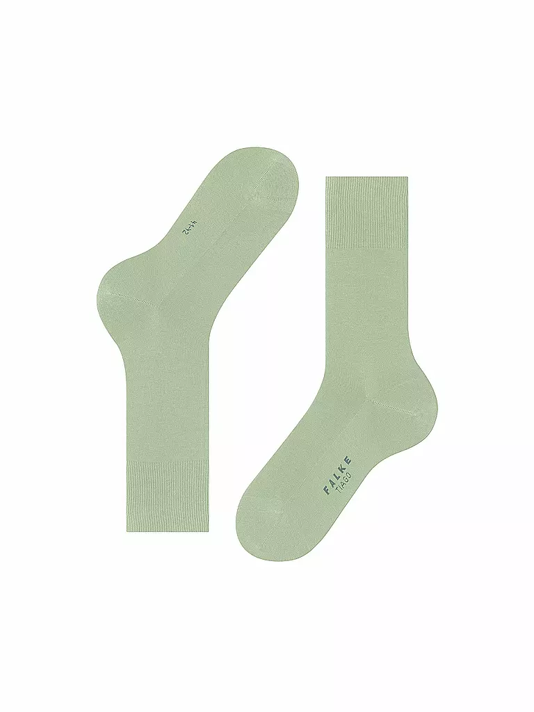 FALKE Socken TIAGO pale olive hellgrün
