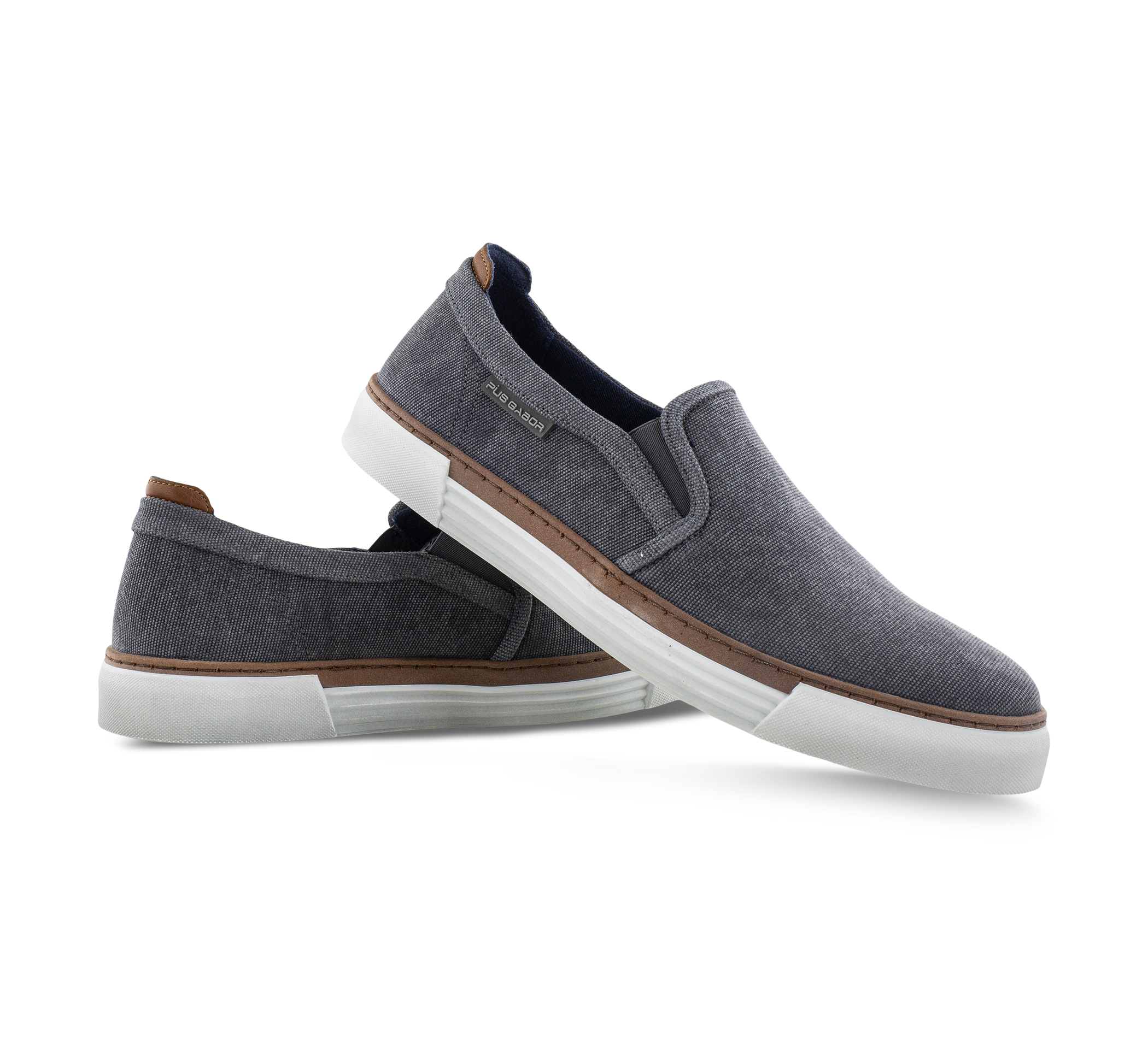 Pius Gabor Slip-Ons grau