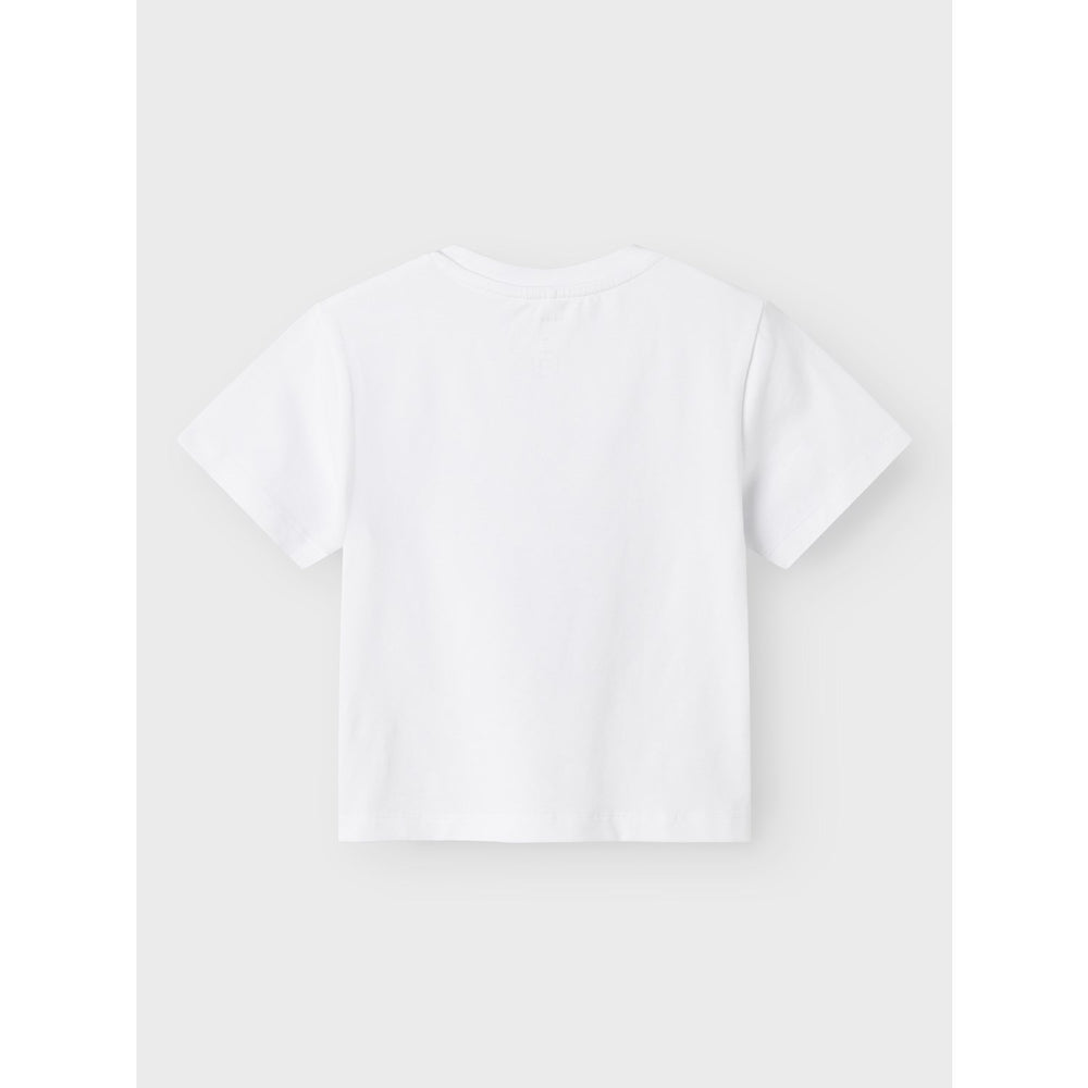 Køb Name It Bright White Nmfleoanja Ss Nreg Top