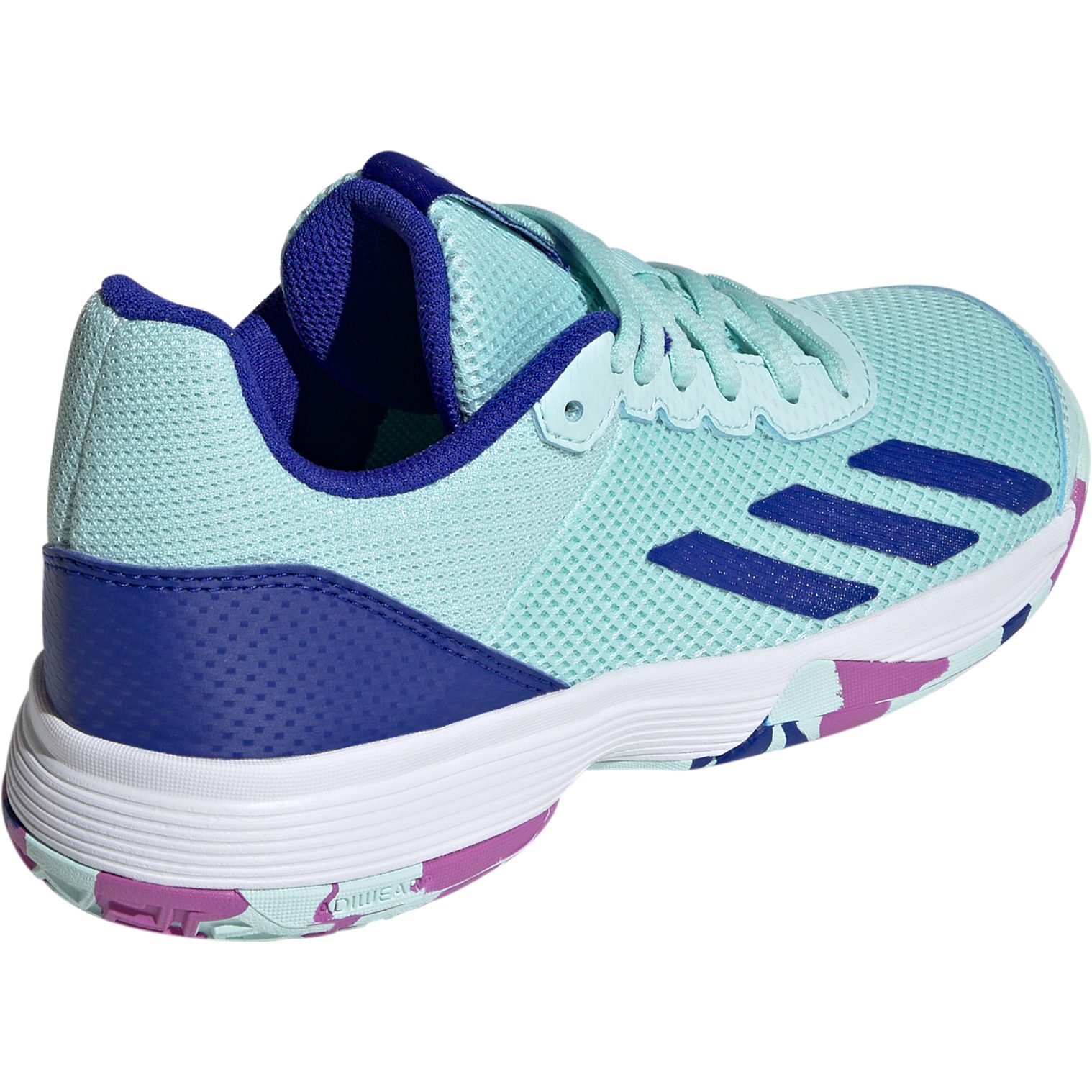 adidas Courtflash Tennisschuhe Kinder semi flash aqua