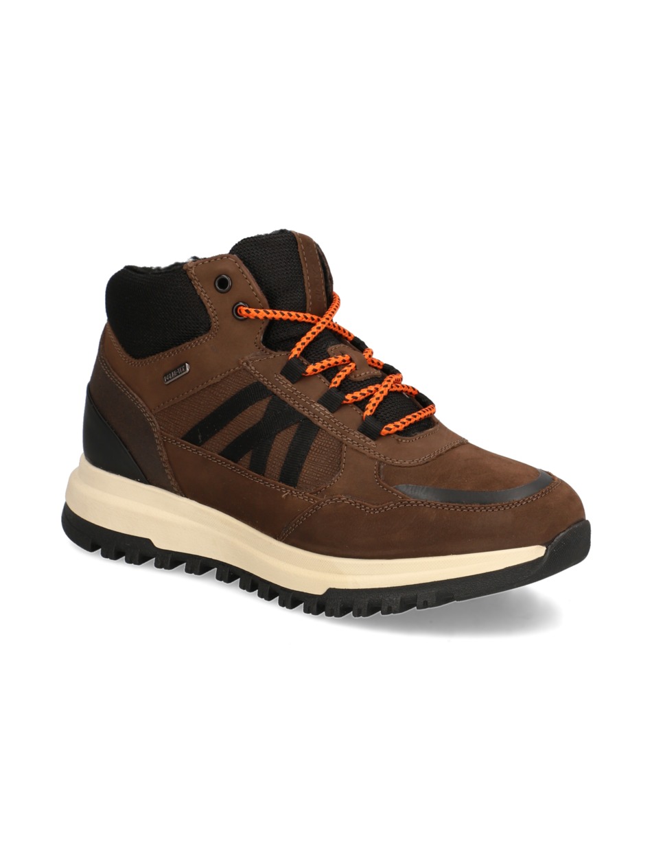 Lederkombination Boot