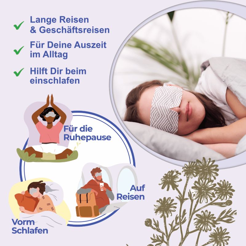 IEA Medical wärmende Augenmaske  - Kamille