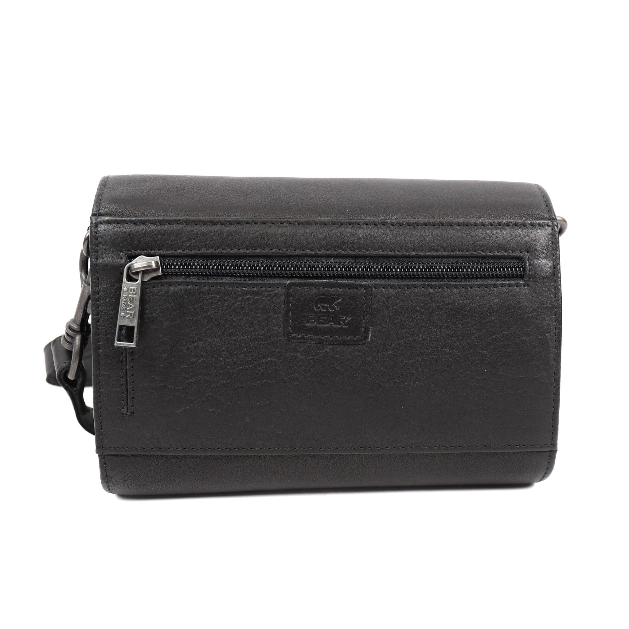 Clutch/schoudertasje 'Elly' zwart Zwart